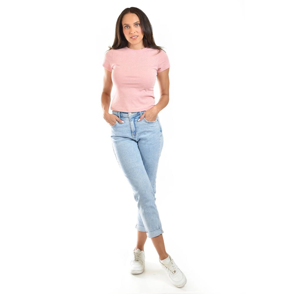 Foto 5 pulgar | Camiseta De Manga Corta /juvenil, 0199 (rosa) Rosa