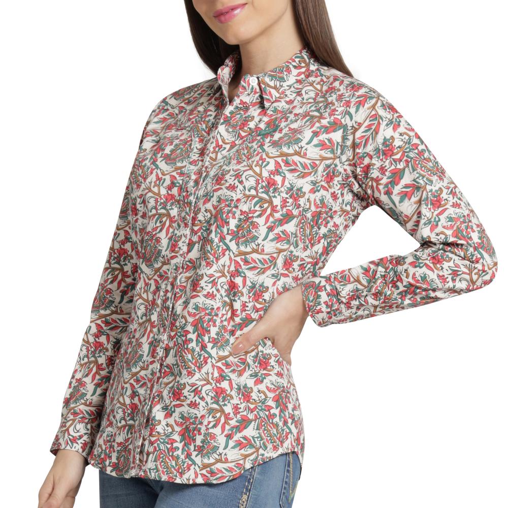 Foto 6 pulgar | Blusa Vaquera Wrangler Mujer Slim Manga Larga 890 Beige