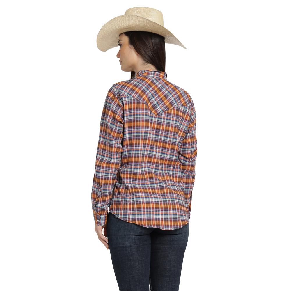 Foto 4 pulgar | Blusa Vaquera Wrangler Mujer Slim Manga Larga 897 Violeta