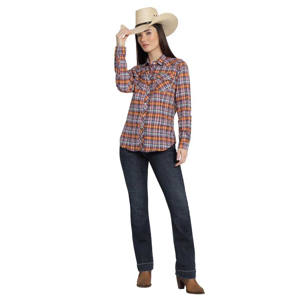 Foto 5 pulgar | Blusa Vaquera Wrangler Mujer Slim Manga Larga 897 Violeta