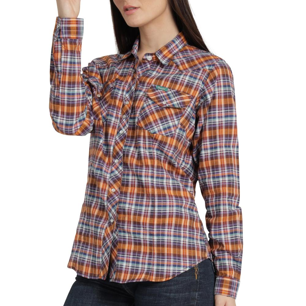 Foto 6 pulgar | Blusa Vaquera Wrangler Mujer Slim Manga Larga 897 Violeta