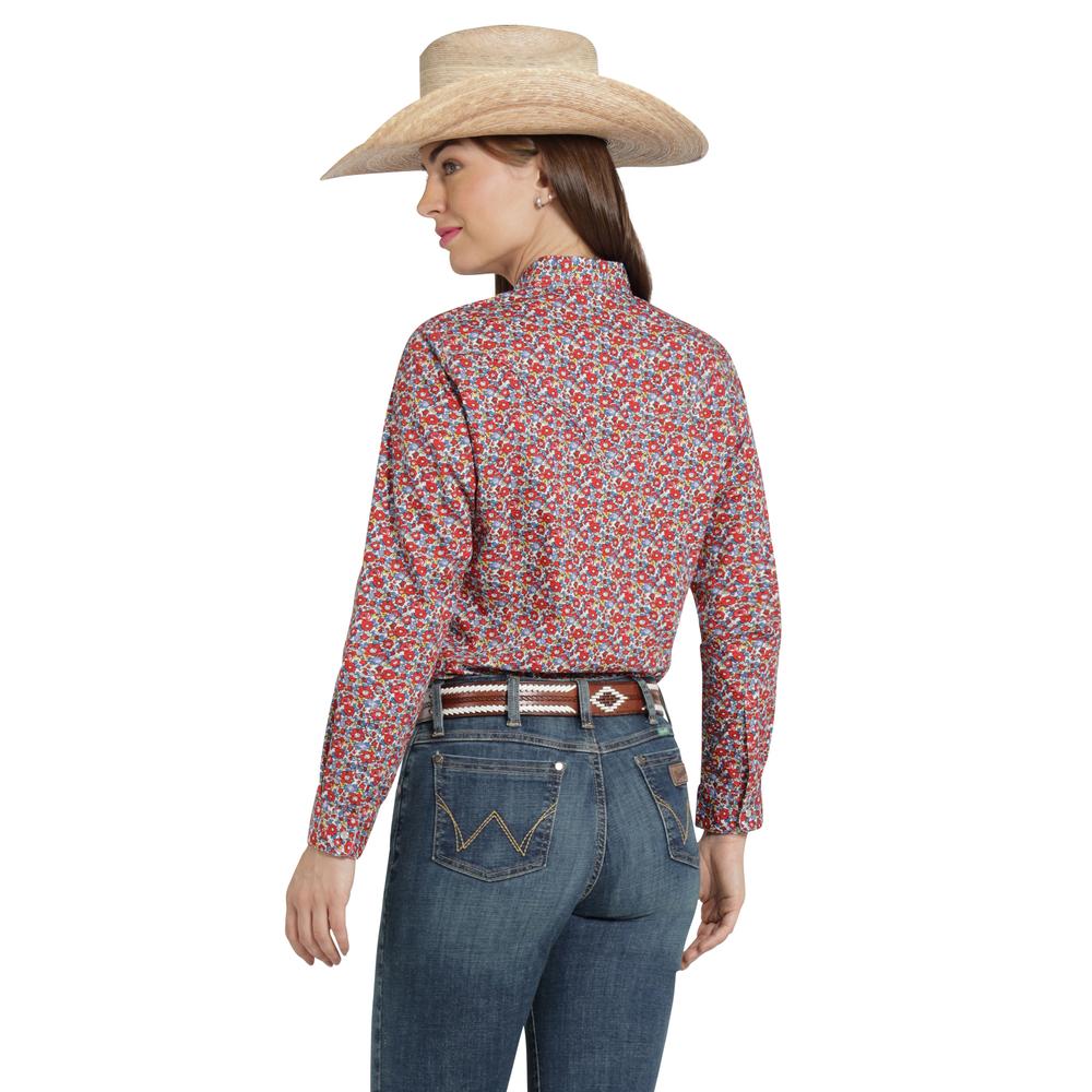 Foto 4 pulgar | Blusa Vaquera Wrangler Mujer Slim Manga Larga 891 Rojo