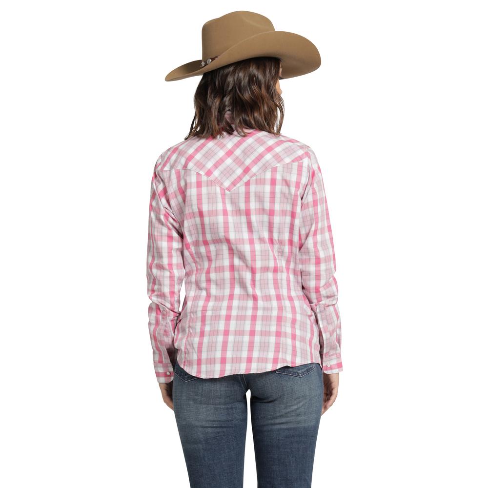 Foto 4 pulgar | Blusa Vaquera Wrangler Mujer Slim Manga Larga 870 Rosa