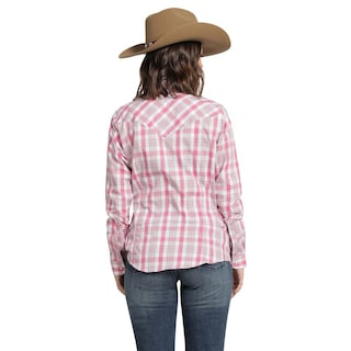 Foto 3 | Blusa Vaquera Wrangler Mujer Slim Manga Larga 870 Rosa