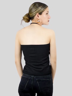Foto 6 | Set De 2 Blusas De Tirante Para Mujer Crop Top Top-1016-px2 Variedad De Colores Stretch Canalé