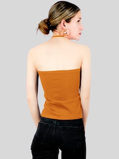 Foto 3 | Set De 2 Blusas De Tirante Para Mujer Crop Top Top-1016-px2 Variedad De Colores Stretch Canalé