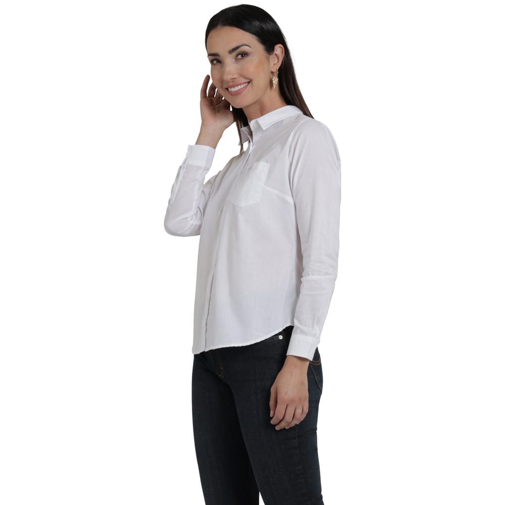 Foto 3 pulgar | Blusa Lee Mujer Classic Slim Fit 118 Blanco