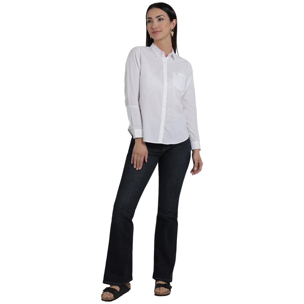 Foto 5 pulgar | Blusa Lee Mujer Classic Slim Fit 118 Blanco