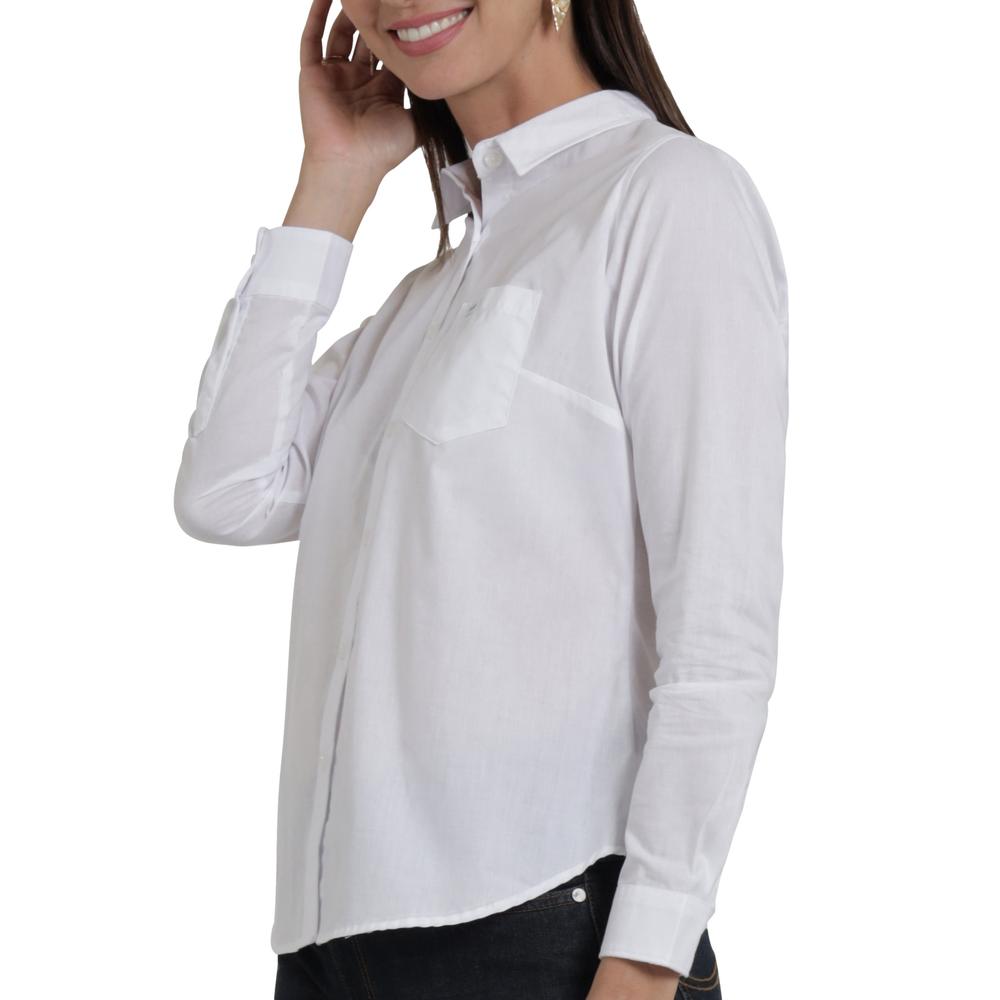 Foto 6 pulgar | Blusa Lee Mujer Classic Slim Fit 118 Blanco