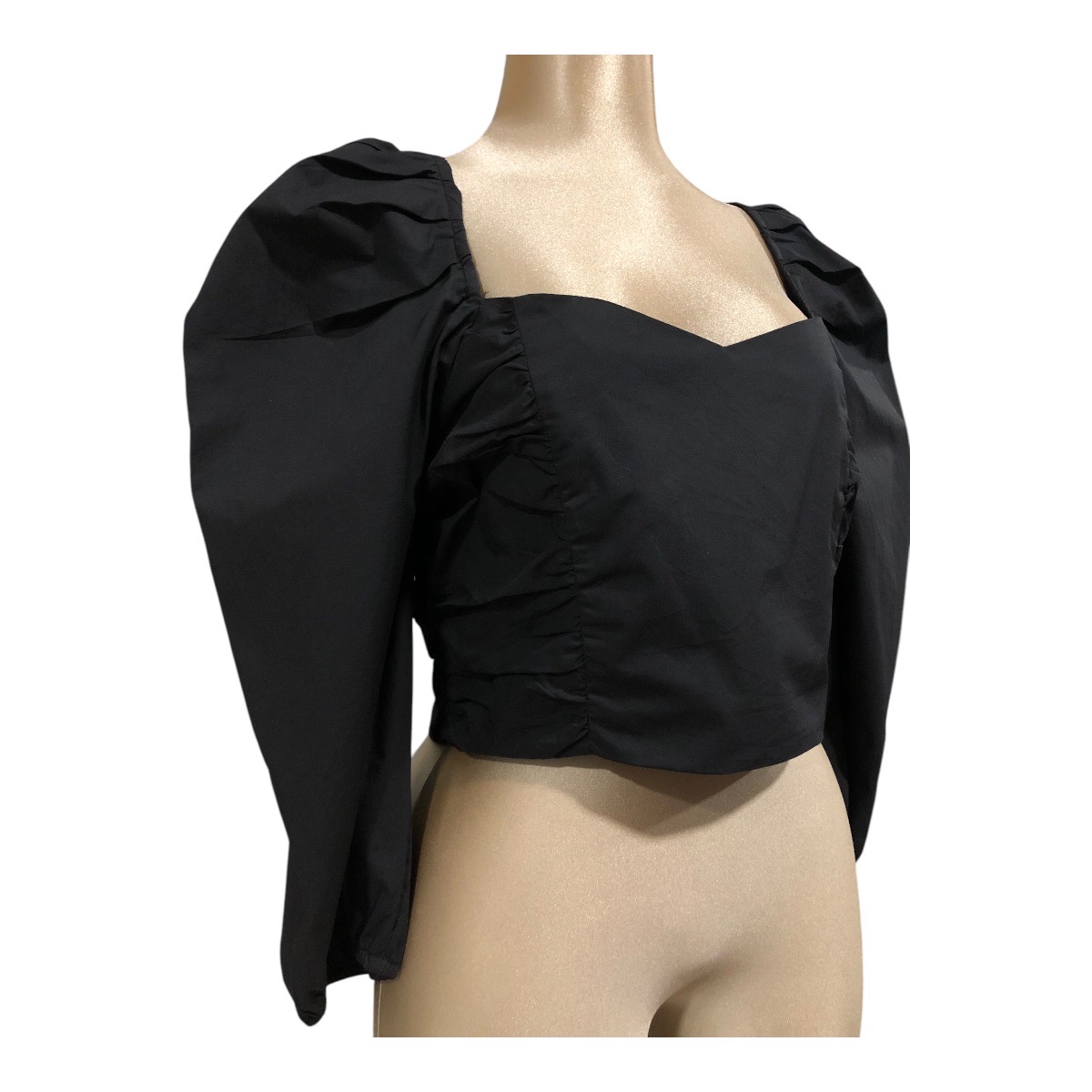 Foto 5 pulgar | Blusa Top Color Negro Para Dama Erivel