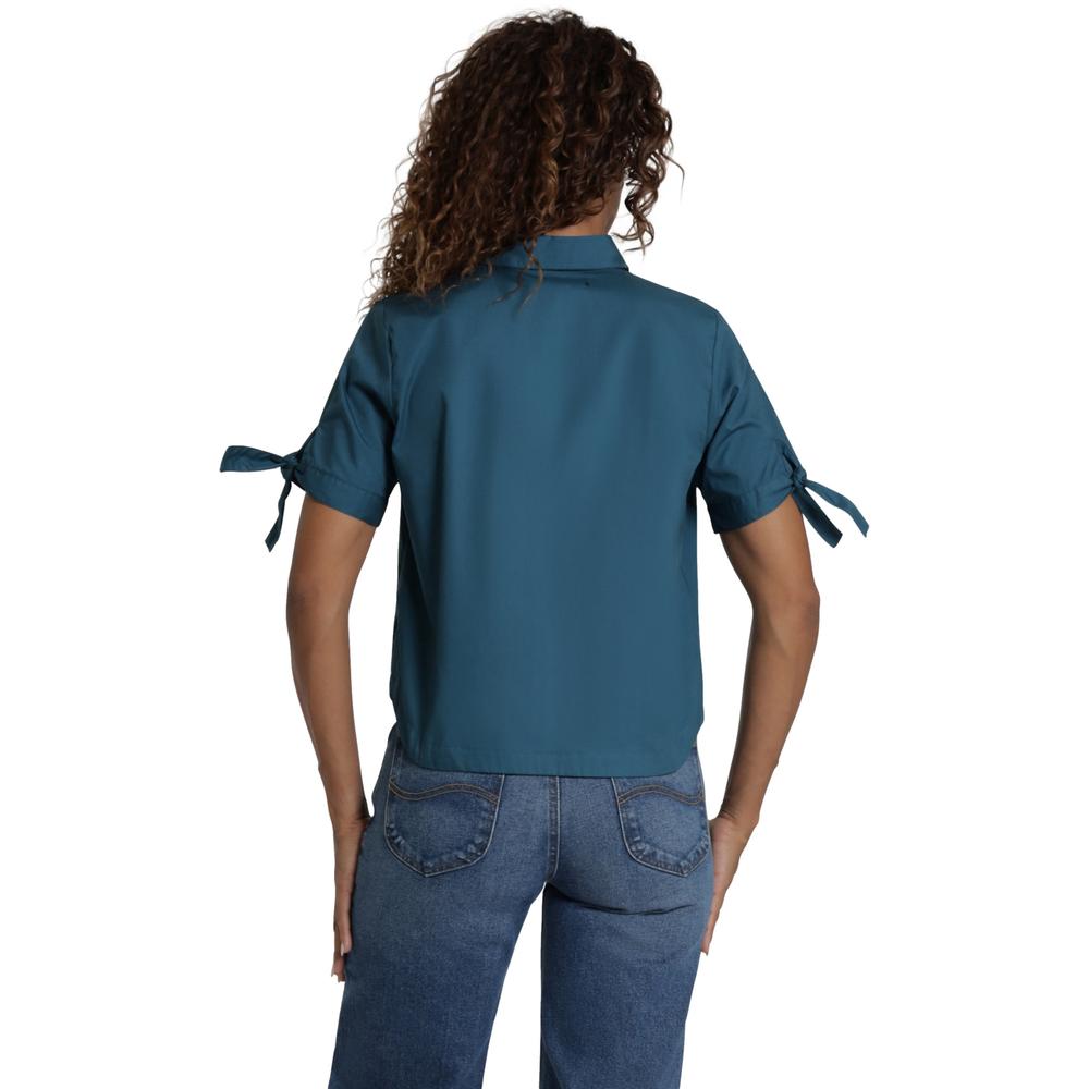 Foto 4 pulgar | Blusa Lee Mujer Quality Genuine Slim Fit 771 Azul Marino