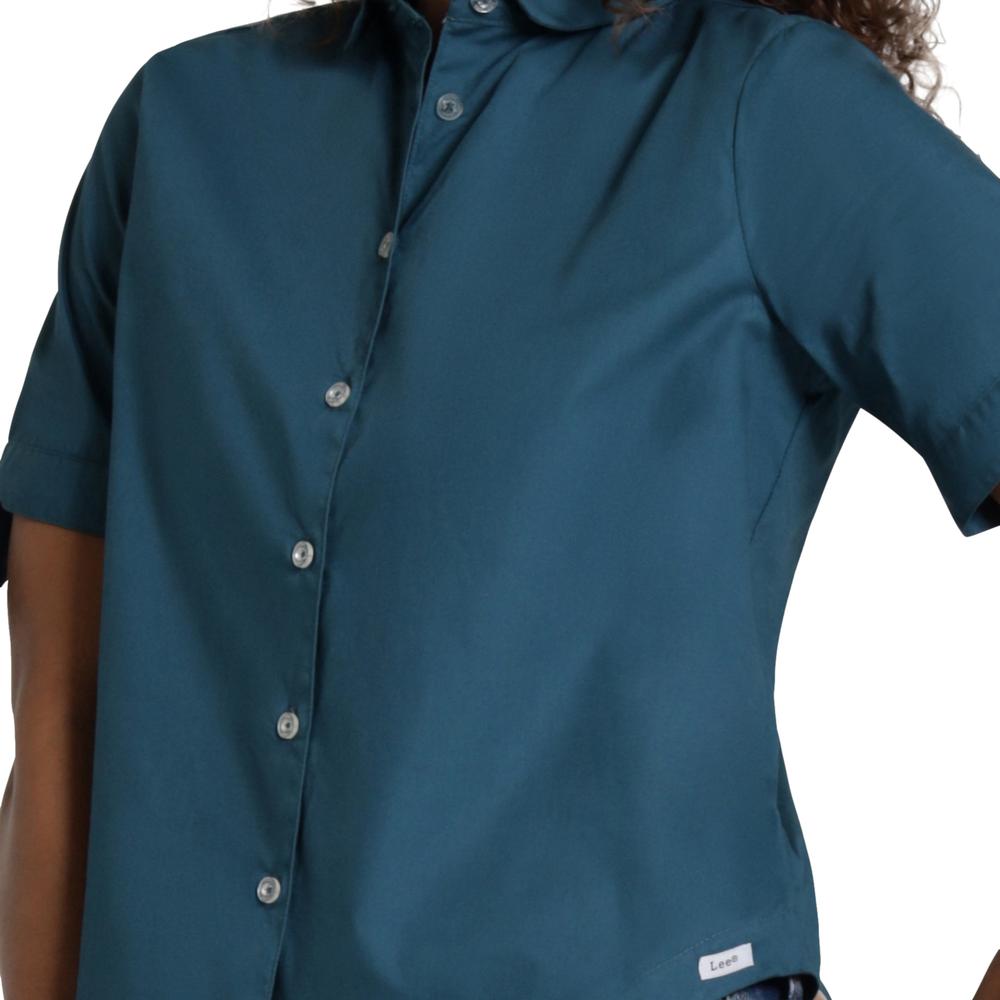 Foto 6 pulgar | Blusa Lee Mujer Quality Genuine Slim Fit 771 Azul Marino
