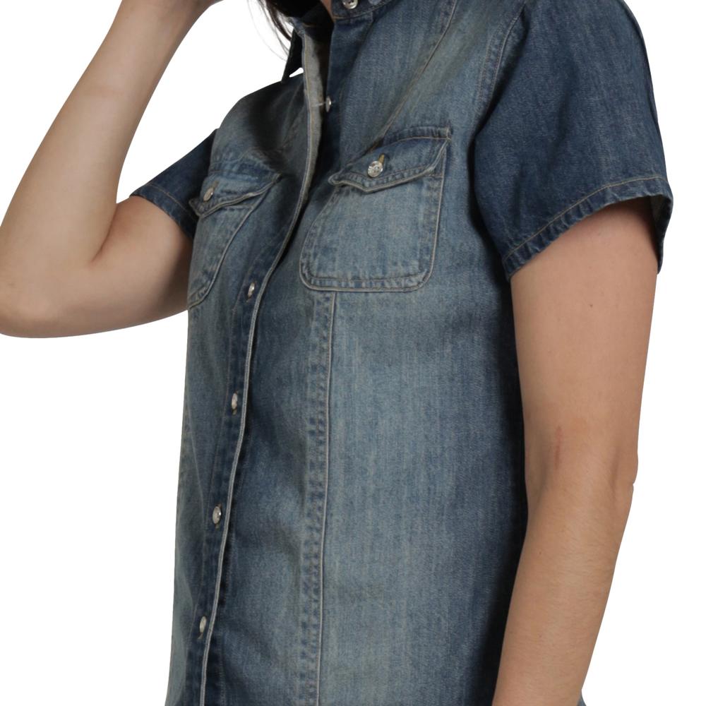 Foto 6 pulgar | Blusa Lee Mujer Classic Slim Fit 747 Azul