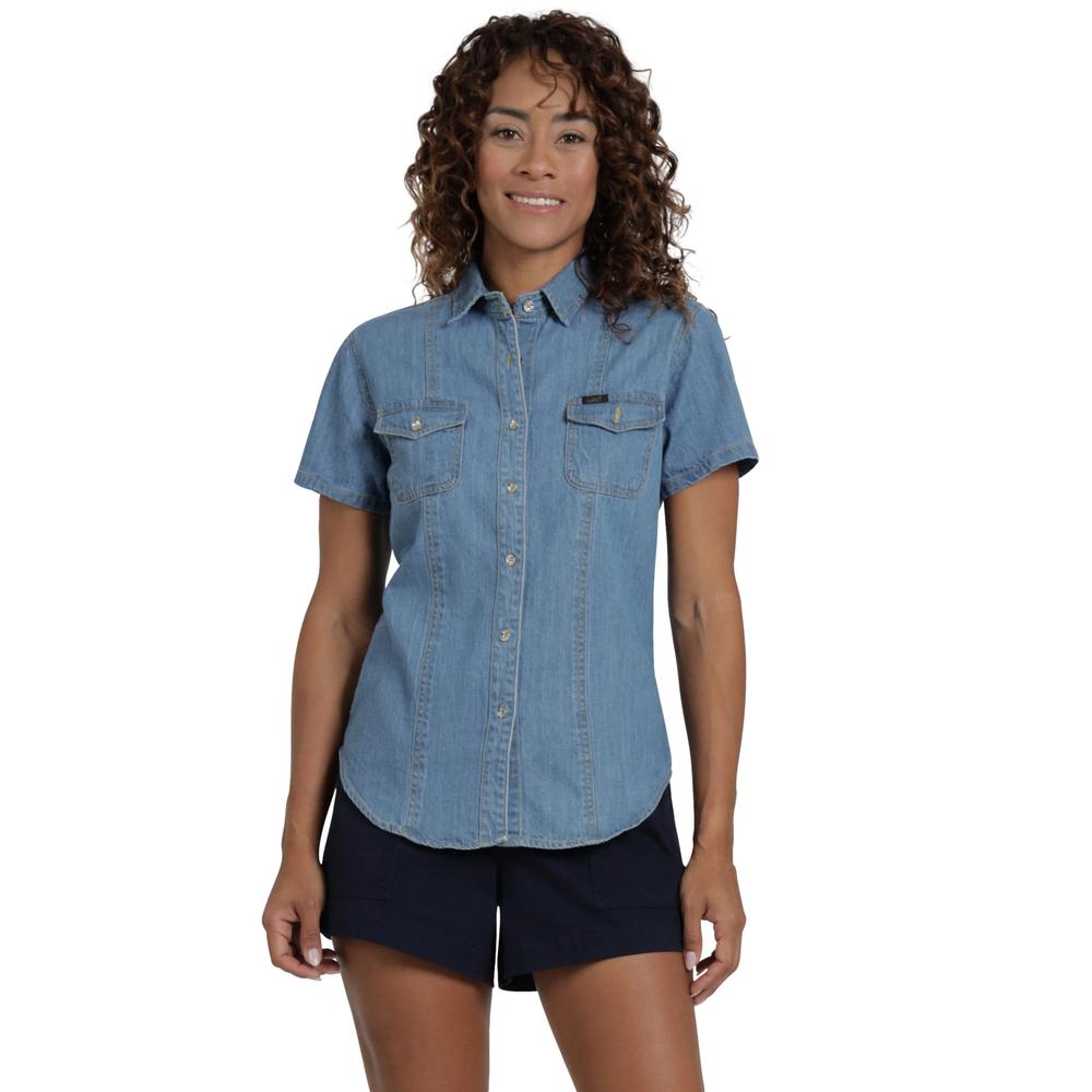 Blusa Lee Mujer Classic Slim Fit 925 Azul