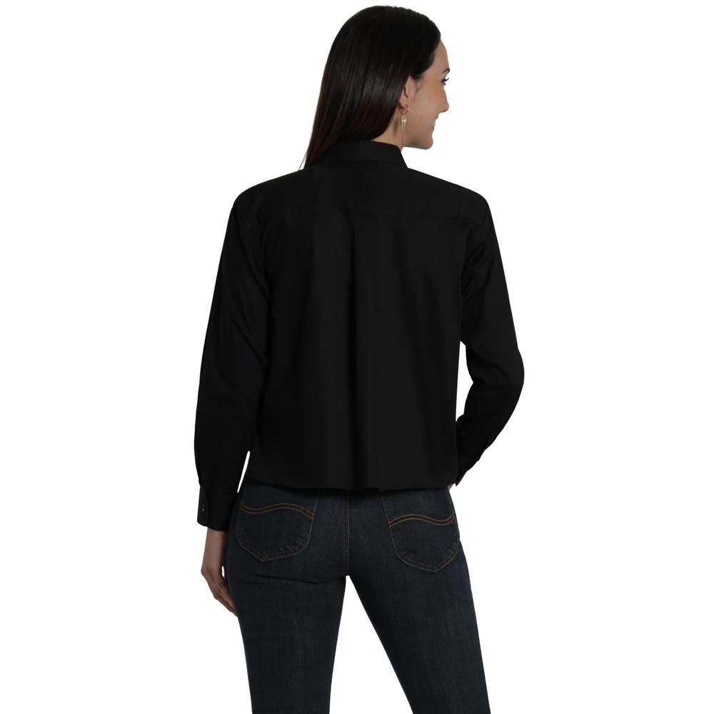 Foto 4 pulgar | Blusa Lee Mujer Quality Genuine Slim Fit 772 Negro