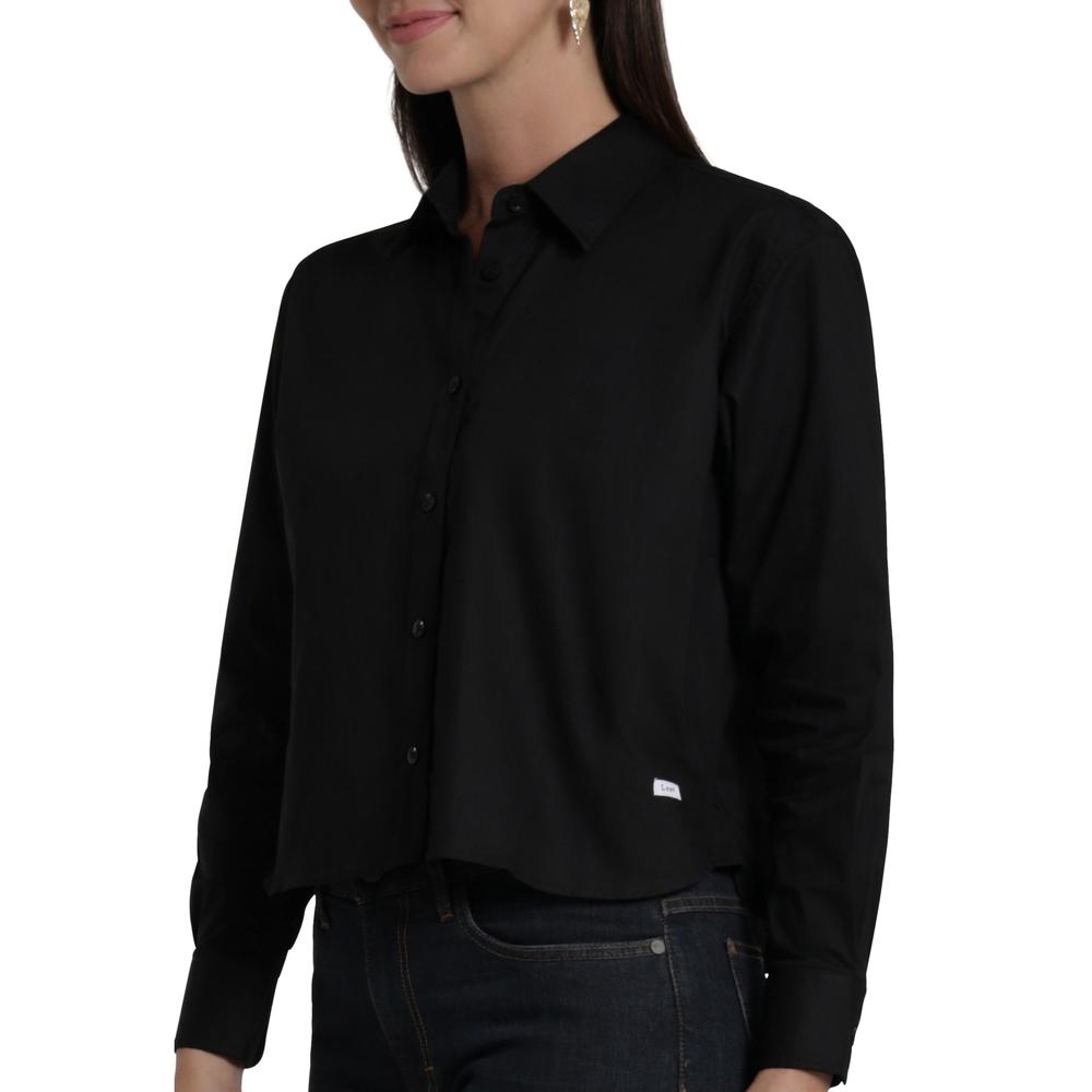 Foto 6 pulgar | Blusa Lee Mujer Quality Genuine Slim Fit 772 Negro