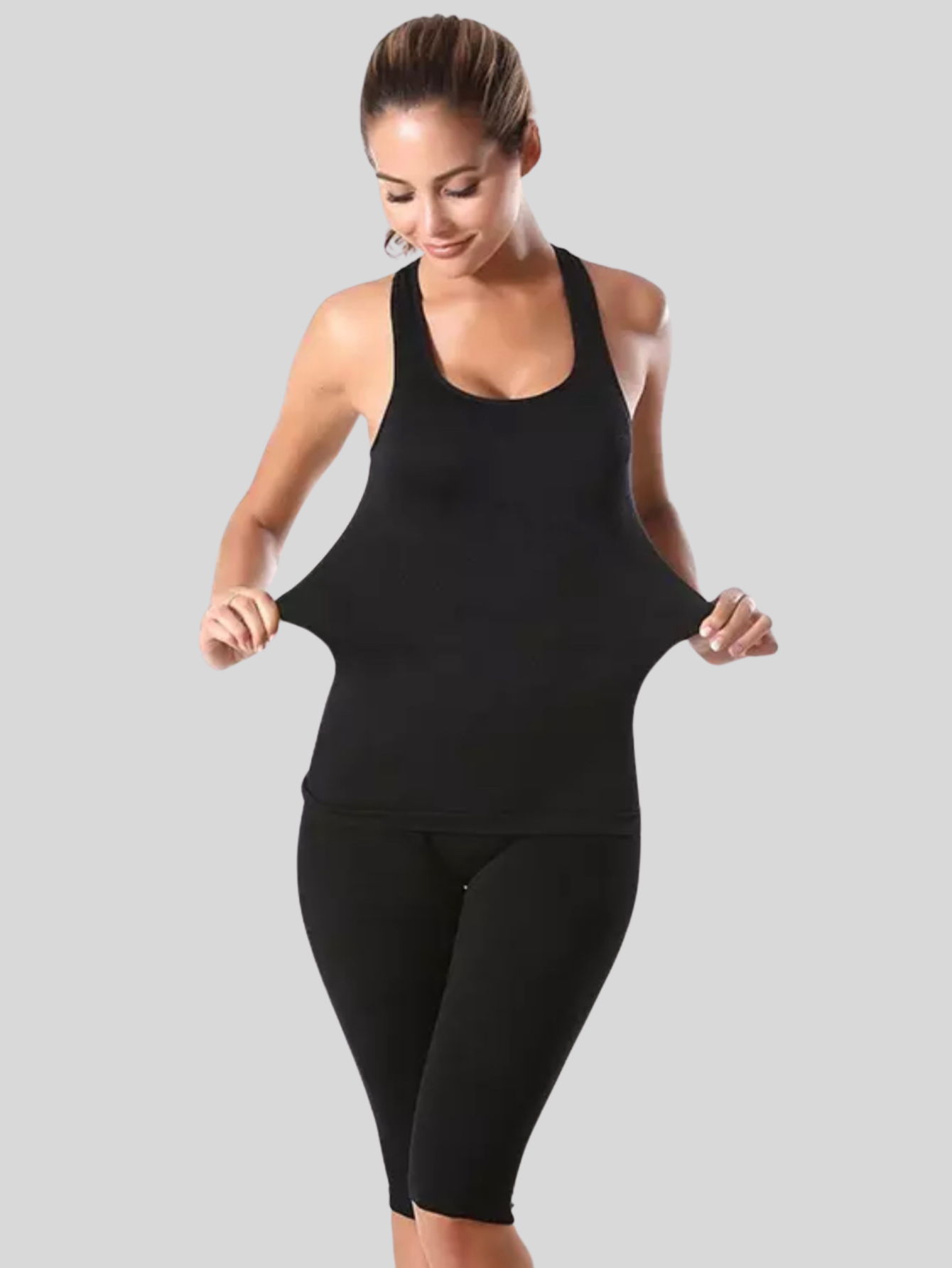 Foto 8 pulgar | Pack De 4 Blusas De Tirante Unitalla Microfibra Fresca Basicos De Mujer Croptop Dama Bl-1007 Surtido En Color Ajustables