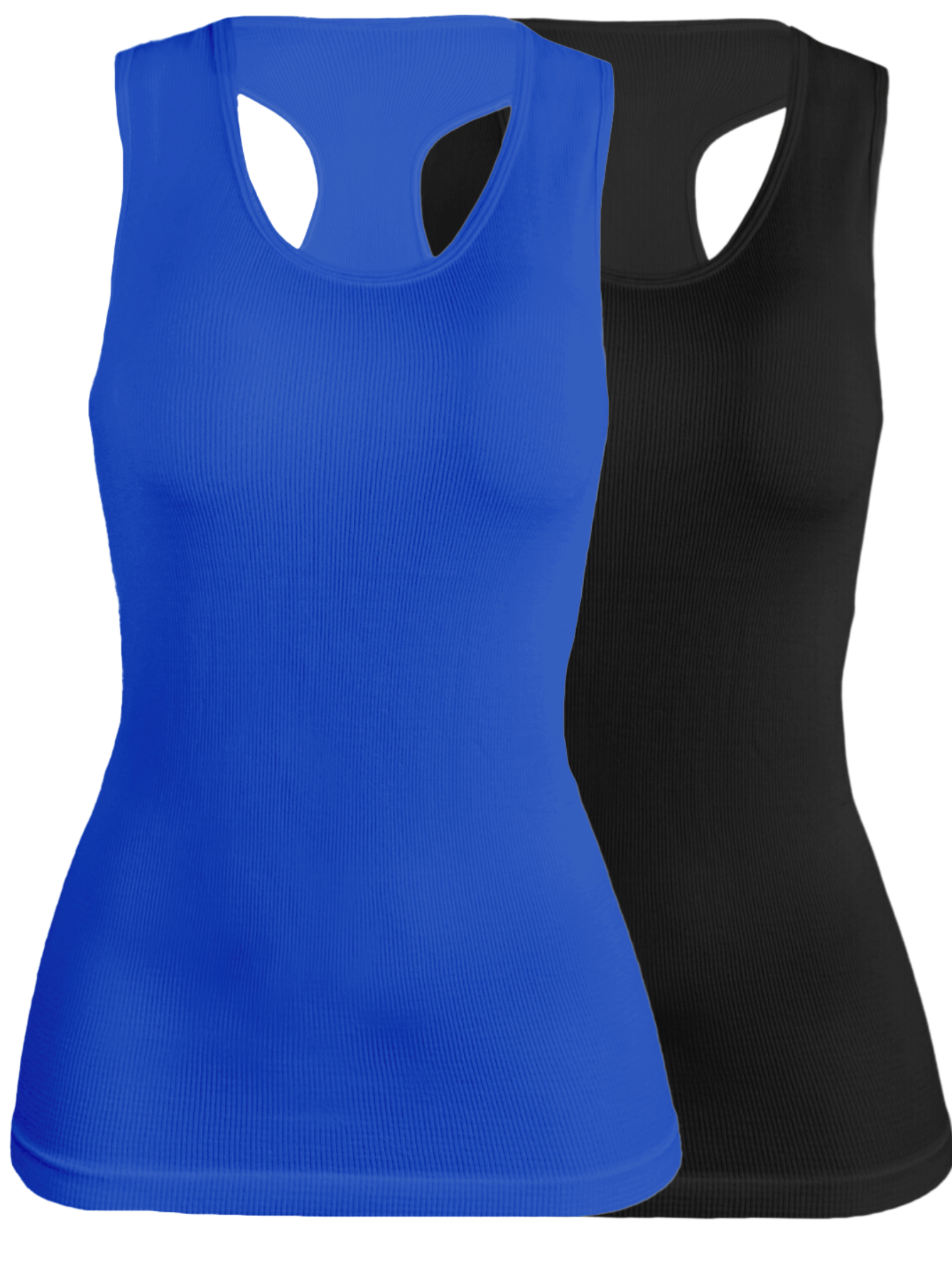 Set De 2 Blisas Camiseta Para Dama Bl-1007 Surtido En Color Sin Mangas