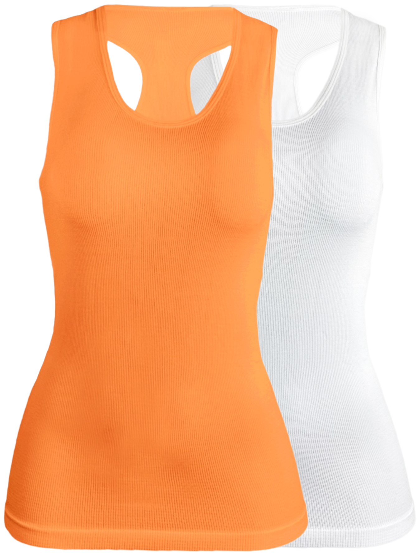 Set De 2 Blisas Camiseta Para Dama Bl-1007 Surtido En Color Sin Mangas
