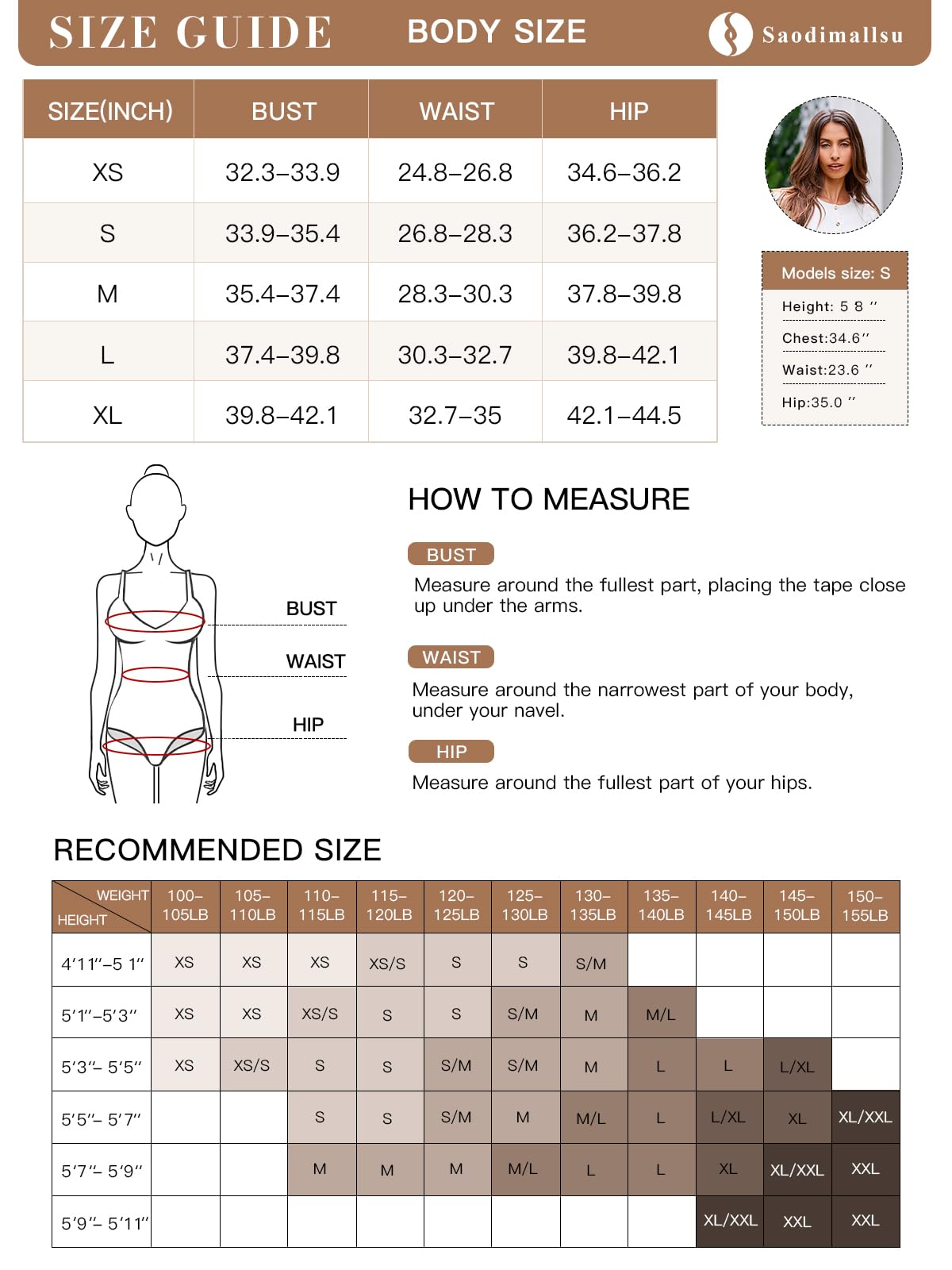 Foto 7 pulgar | Blusa Saodimallsu para Mujer-Venta Internacional