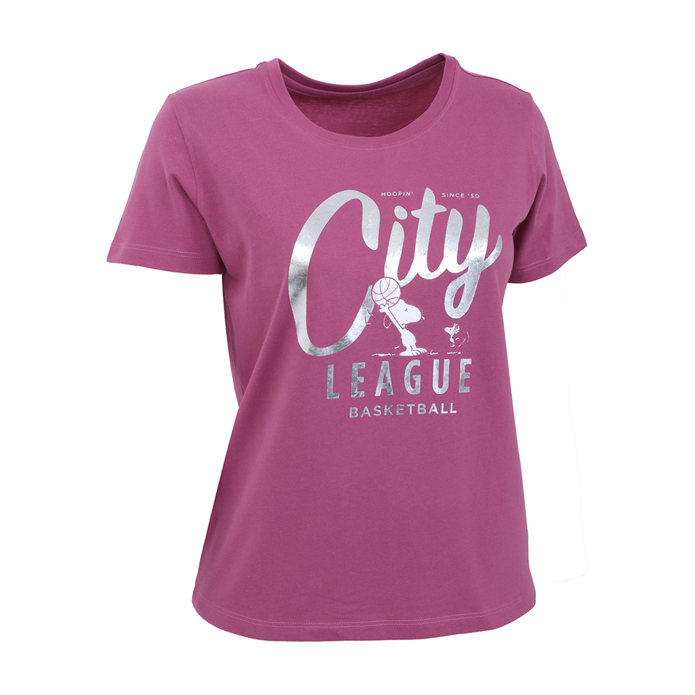 Foto 2 | Playera De Mujer Kswiss Peanuts Color Rosa
