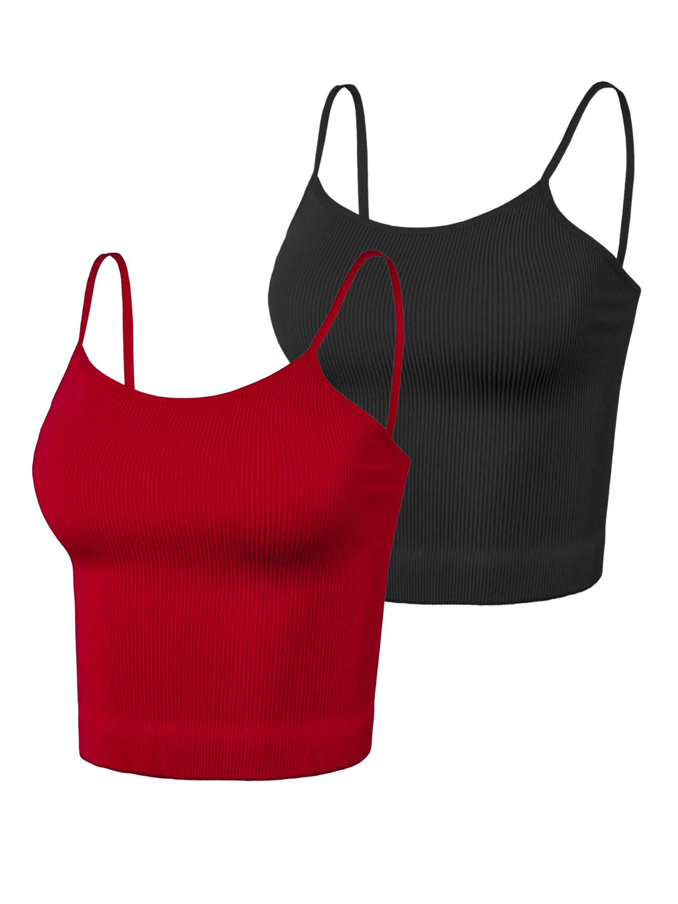 Foto 2 pulgar | Set 2 Blusas Mujer Texturizada Casual Blusa Bl-1012-px2 Variedad De Colores Crop Top