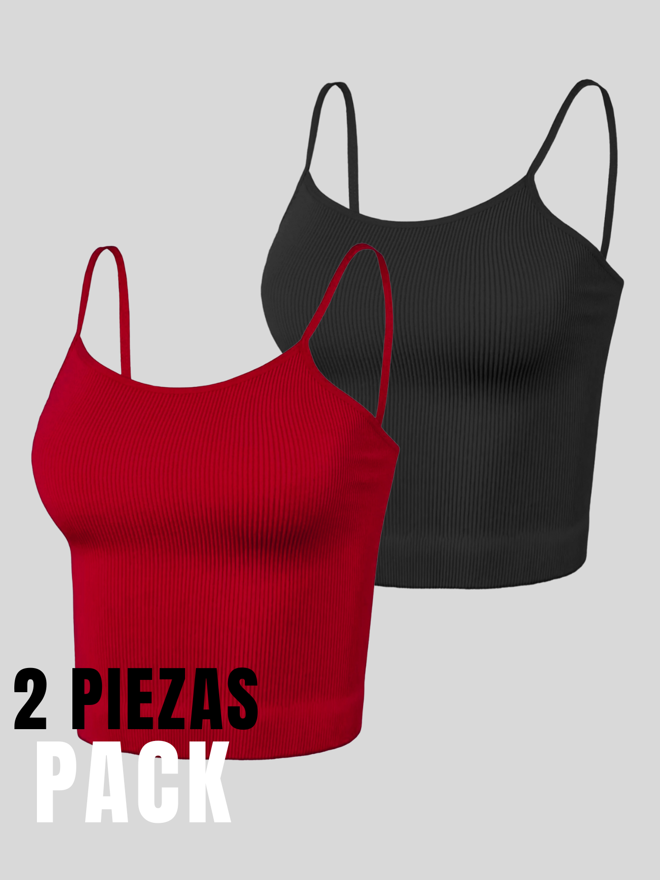 Foto 6 pulgar | Set 2 Blusas Mujer Texturizada Casual Blusa Bl-1012-px2 Variedad De Colores Crop Top