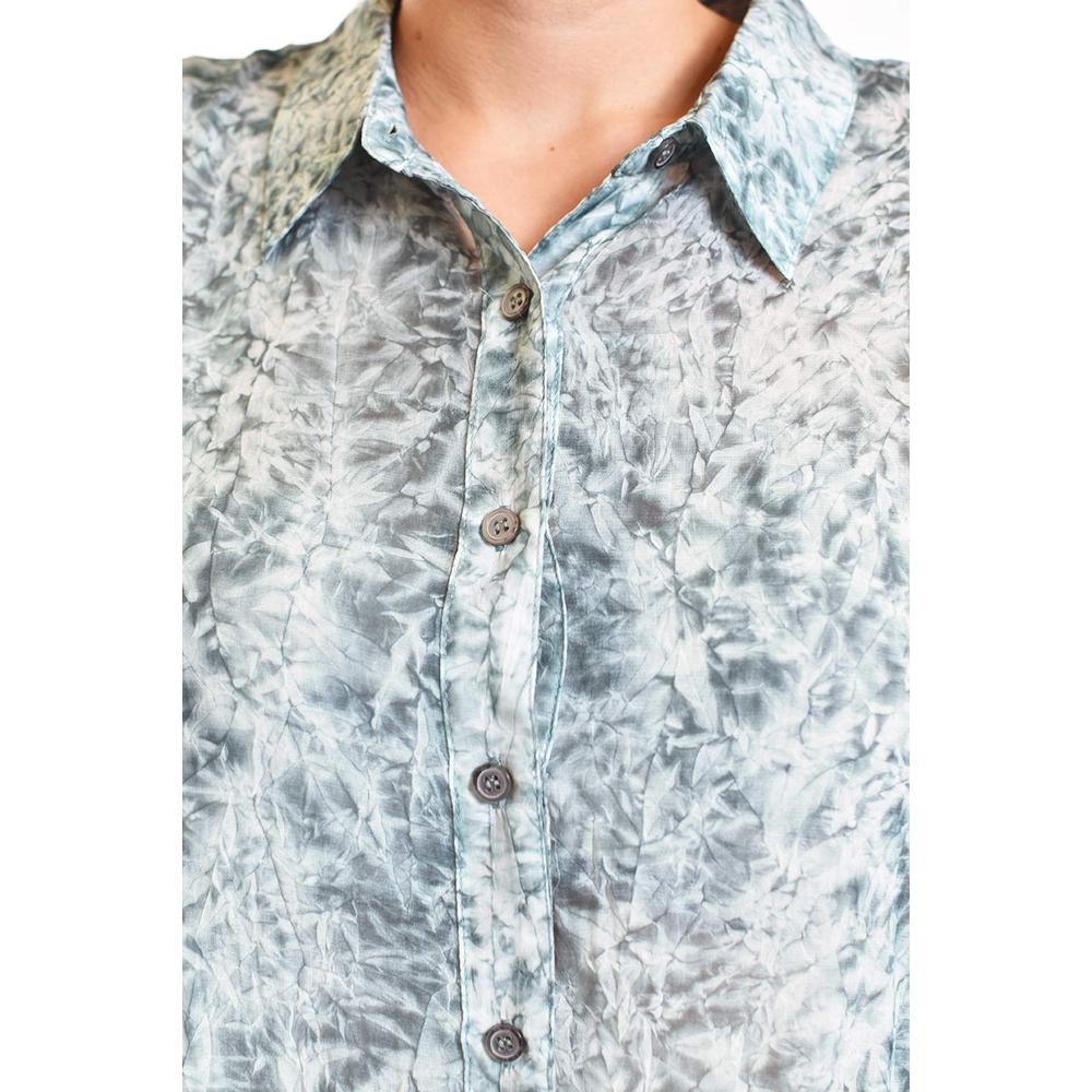 Foto 5 pulgar | Blusa Transparente Diseño Tie Dye Roman Fashion/juvenil, 20295 (verde) Verde