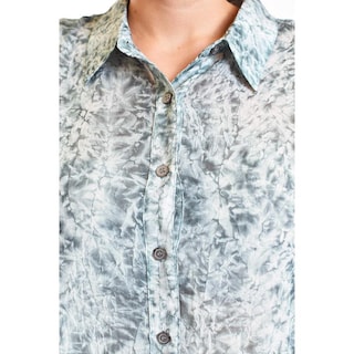 Foto 4 | Blusa Transparente Diseño Tie Dye Roman Fashion/juvenil, 20295 (verde) Verde
