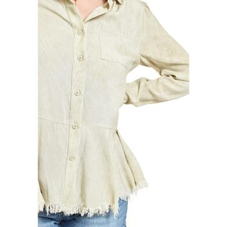 Foto 4 | Camisa Con Acabado Desgastado Roman Fashion /juvenil, 20009 (beige) Beige