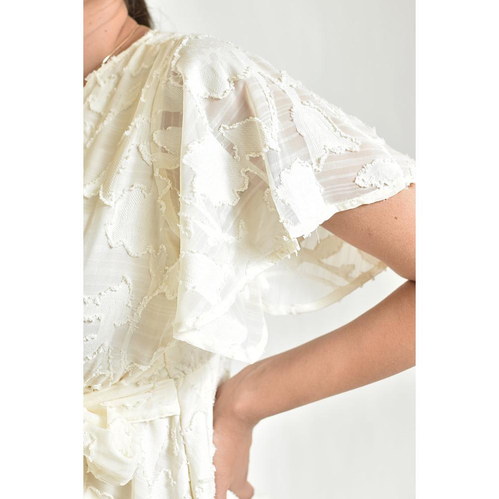 Foto 5 pulgar | Blusa De Encaje Roman Fashion /juvenil, 5113 (blanco) Blanco