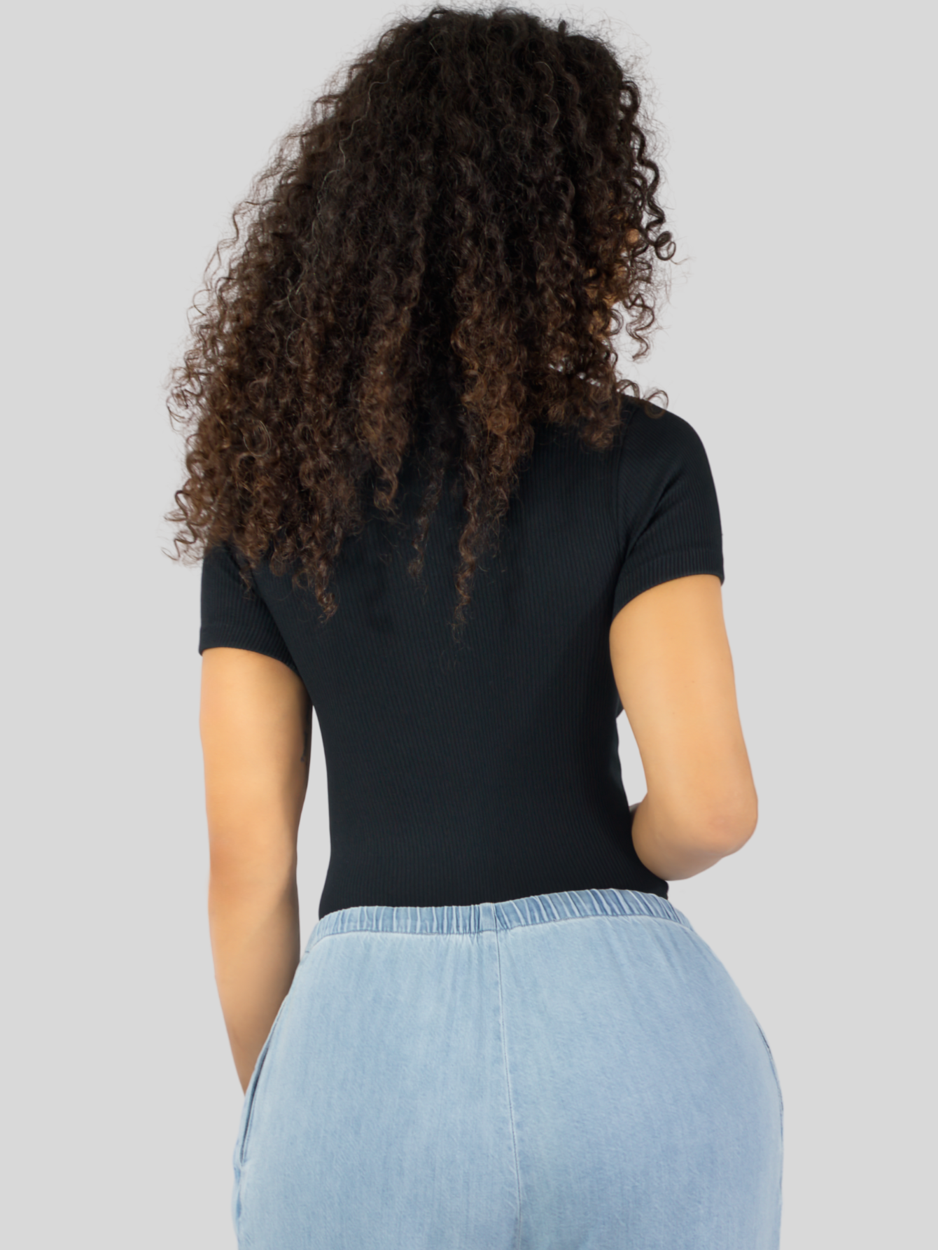 Foto 8 pulgar | Set 2 Player Mujer Texturizada Casual Stretch Bl-1027 Negro Y Nude Blusa Dama Top