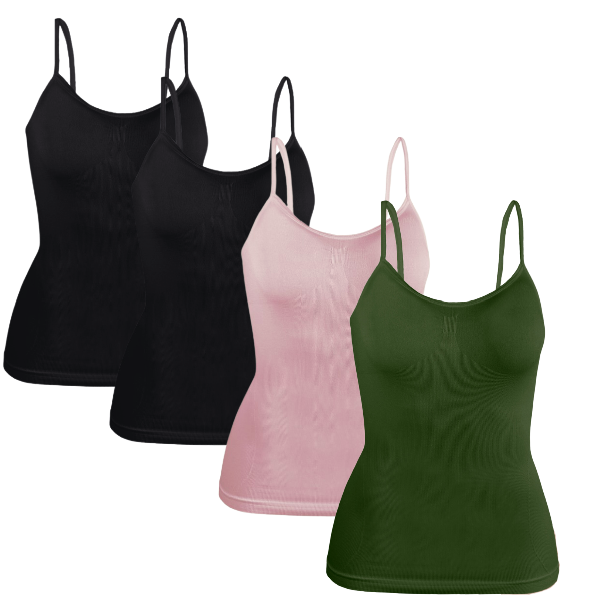 Set 4 Blusas Mujer Tirantes Casual Blusa Bl-1005-px4 Variedad De Colores Crop Top Dama