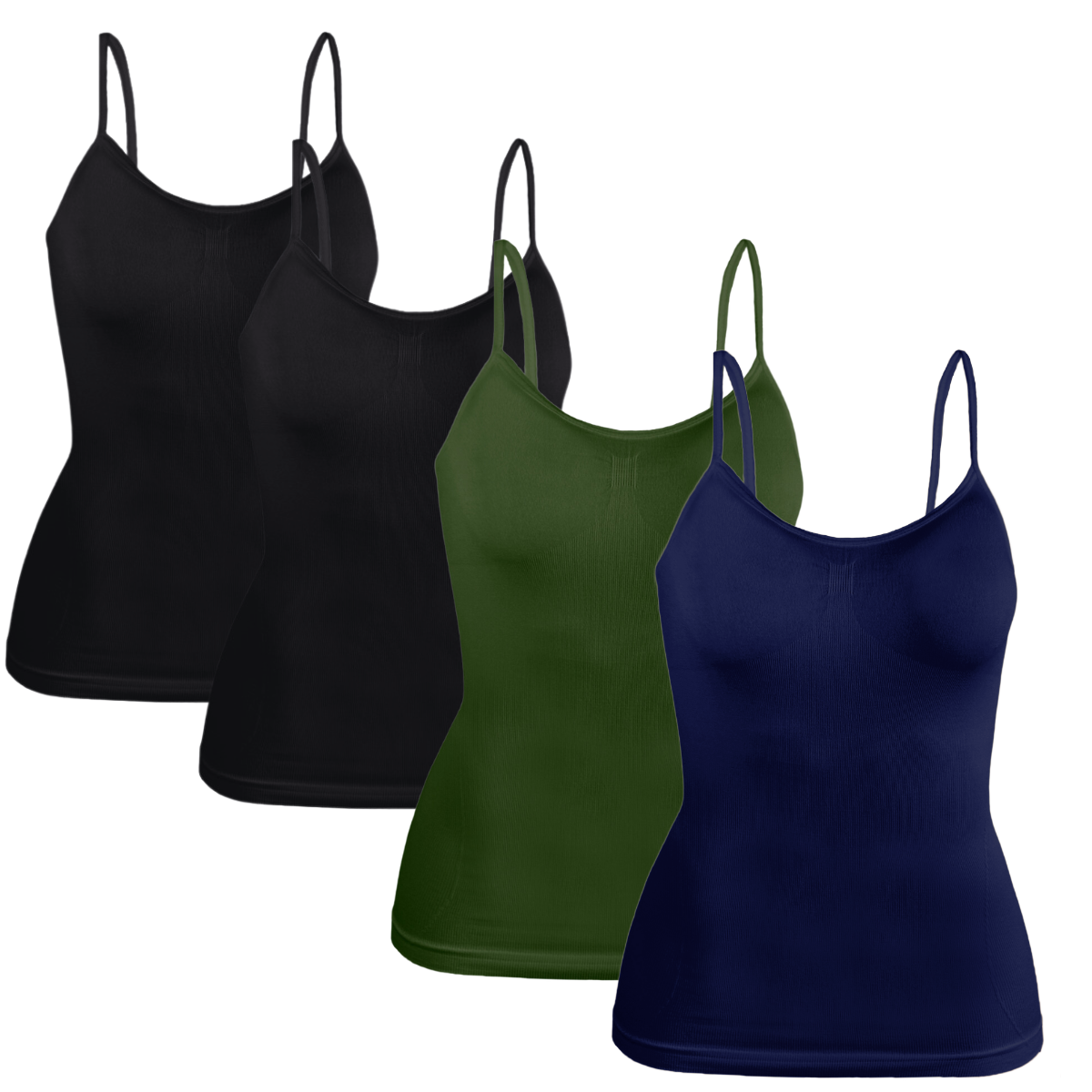 Set 4 Blusas Mujer Tirantes Casual Blusa Bl-1005-px4 Variedad De Colores Crop Top Dama