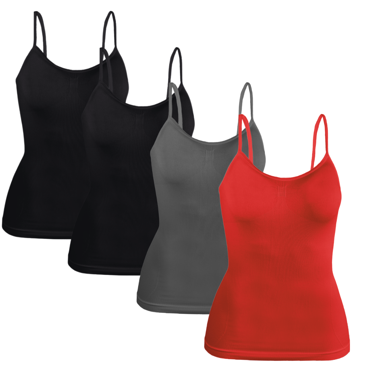 Set 4 Blusas Mujer Tirantes Casual Blusa Bl-1005-px4 Variedad De Colores Crop Top Dama