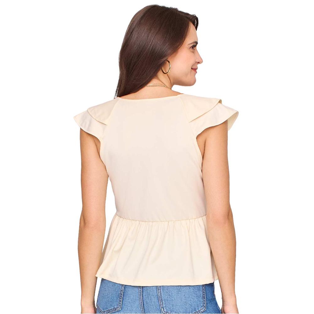 Foto 4 pulgar | Blusa Ilusión 81254 Beige