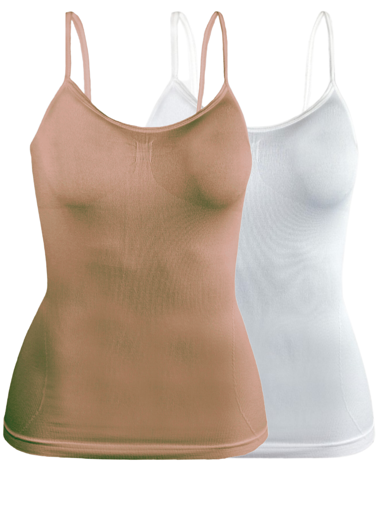 Foto 2 pulgar | Set De Dos Blusas Mujer Tirantes Casual Blusa Bl-1005-px2 Variedad De Colores Crop Top Dama