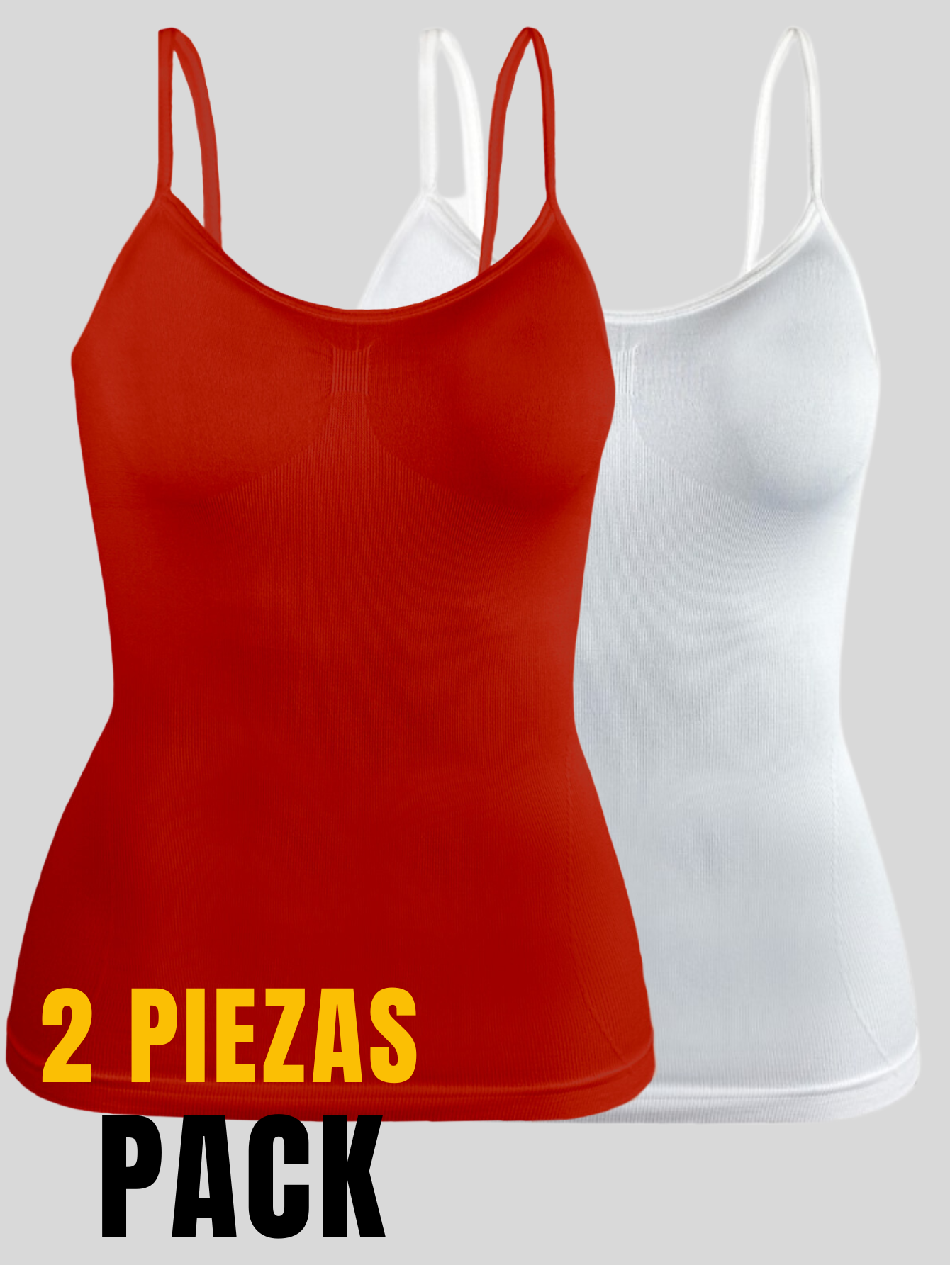 Foto 5 pulgar | Set De Dos Blusas Mujer Tirantes Casual Blusa Bl-1005-px2 Variedad De Colores Crop Top Dama