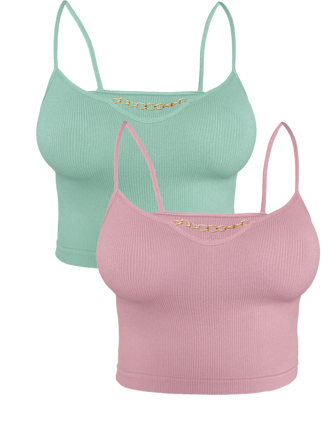 Set De 2 Tops De Mujer Top-1012 Blusas Casuales O Elegantes En Dos Colores