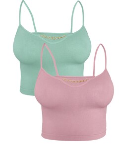 Foto 1 | Set De 2 Tops De Mujer Top-1012 Blusas Casuales O Elegantes En Dos Colores