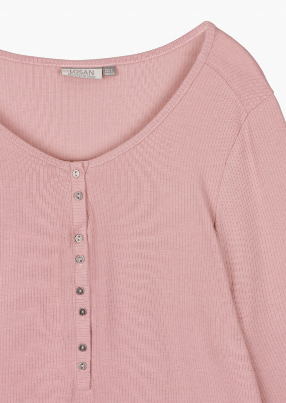 Foto 2 | Blusa Con Botones En El Delantero Dama Losan