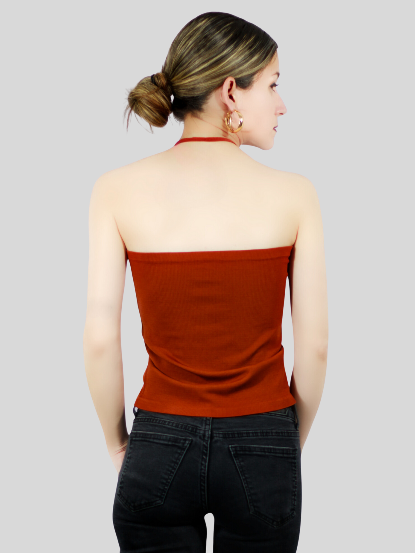 Foto 4 pulgar | Tops Mujer Deportivo O Casual Blusa Top-1016 Shedron Croptop Tirantes