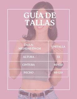 Foto 6 | Tops Mujer Deportivo O Casual Blusa Top-1022 Violeta Croptop Tirantes