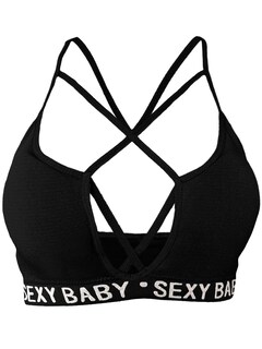 Foto 1 | Tops Mujer Deportivo O Casual Blusa Top-1019 Negro Croptop Tirantes