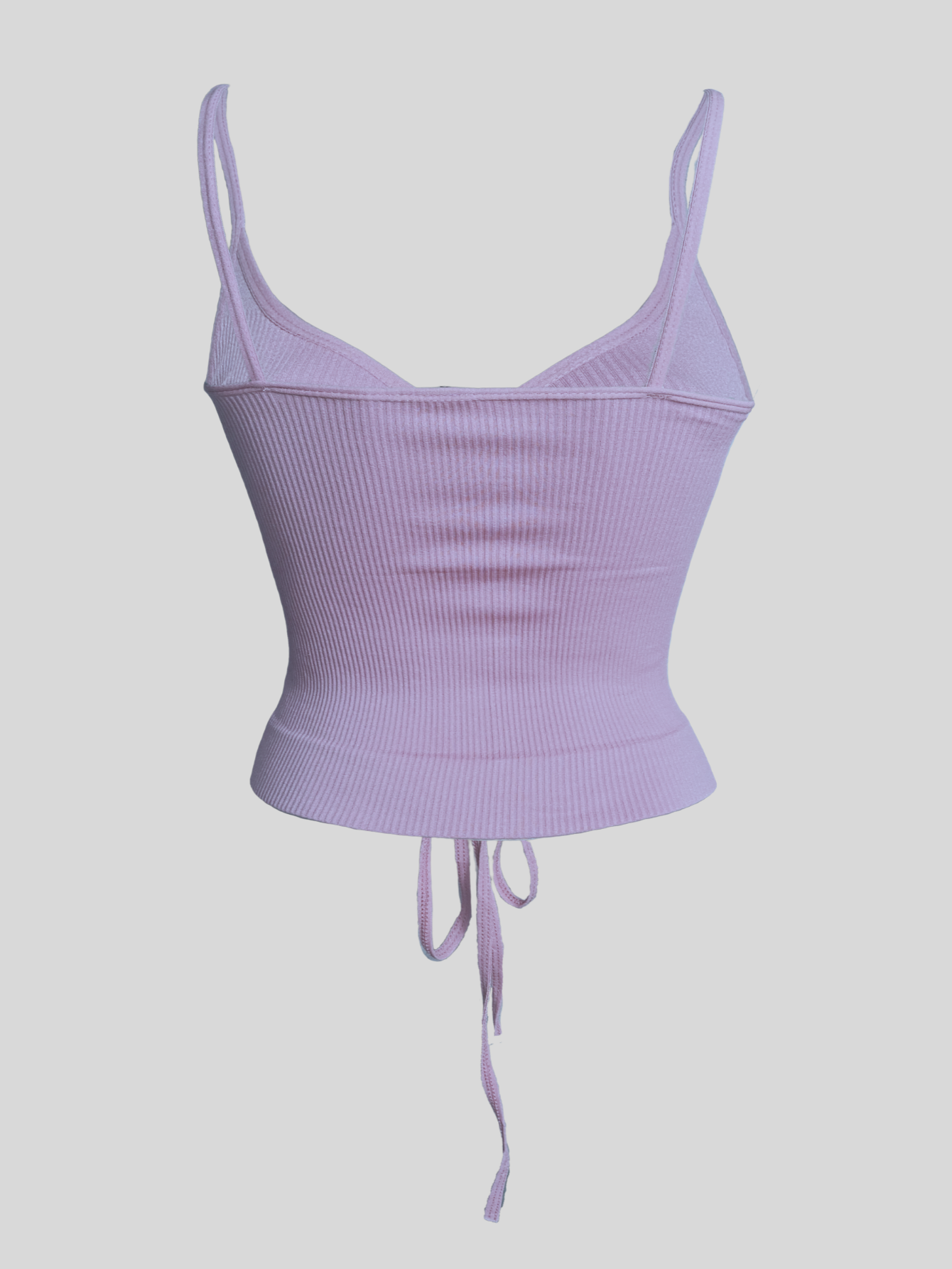 Foto 4 pulgar | Tops Mujer Deportivo O Casual Blusa Top-06 Lila Croptop Tirantes