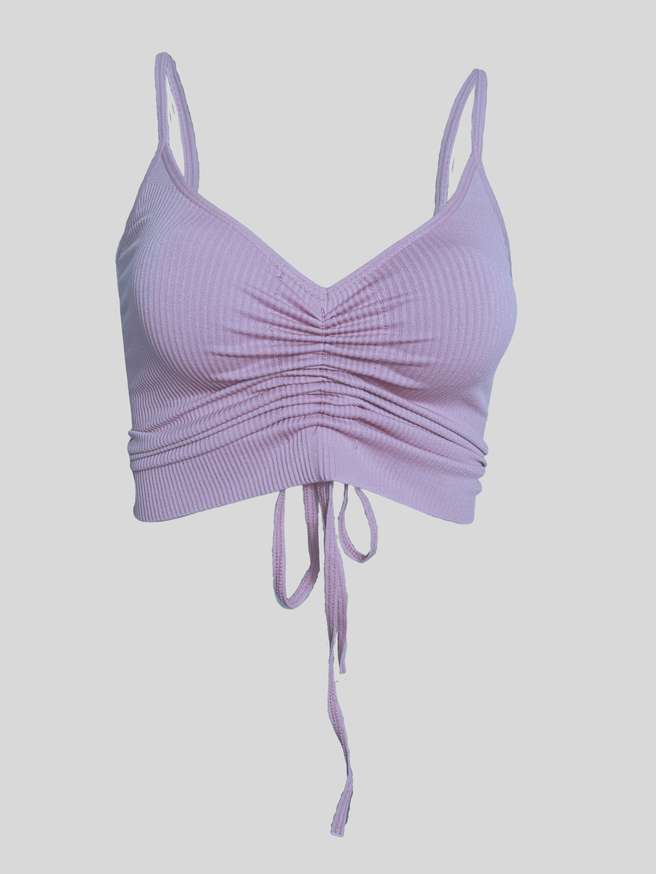 Foto 5 pulgar | Tops Mujer Deportivo O Casual Blusa Top-06 Lila Croptop Tirantes