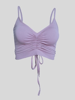 Foto 4 | Tops Mujer Deportivo O Casual Blusa Top-06 Lila Croptop Tirantes