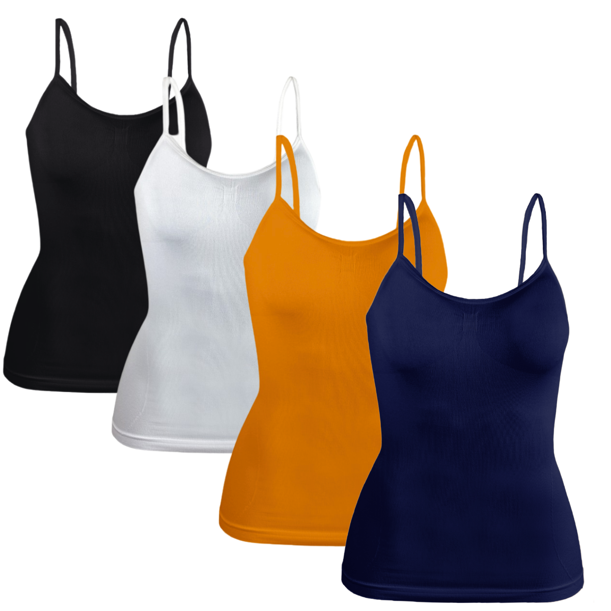 Set 4 Blusas Mujer Tirantes Casual Blusa Bl-1005-px4 Variedad De Colores Crop Top Dama