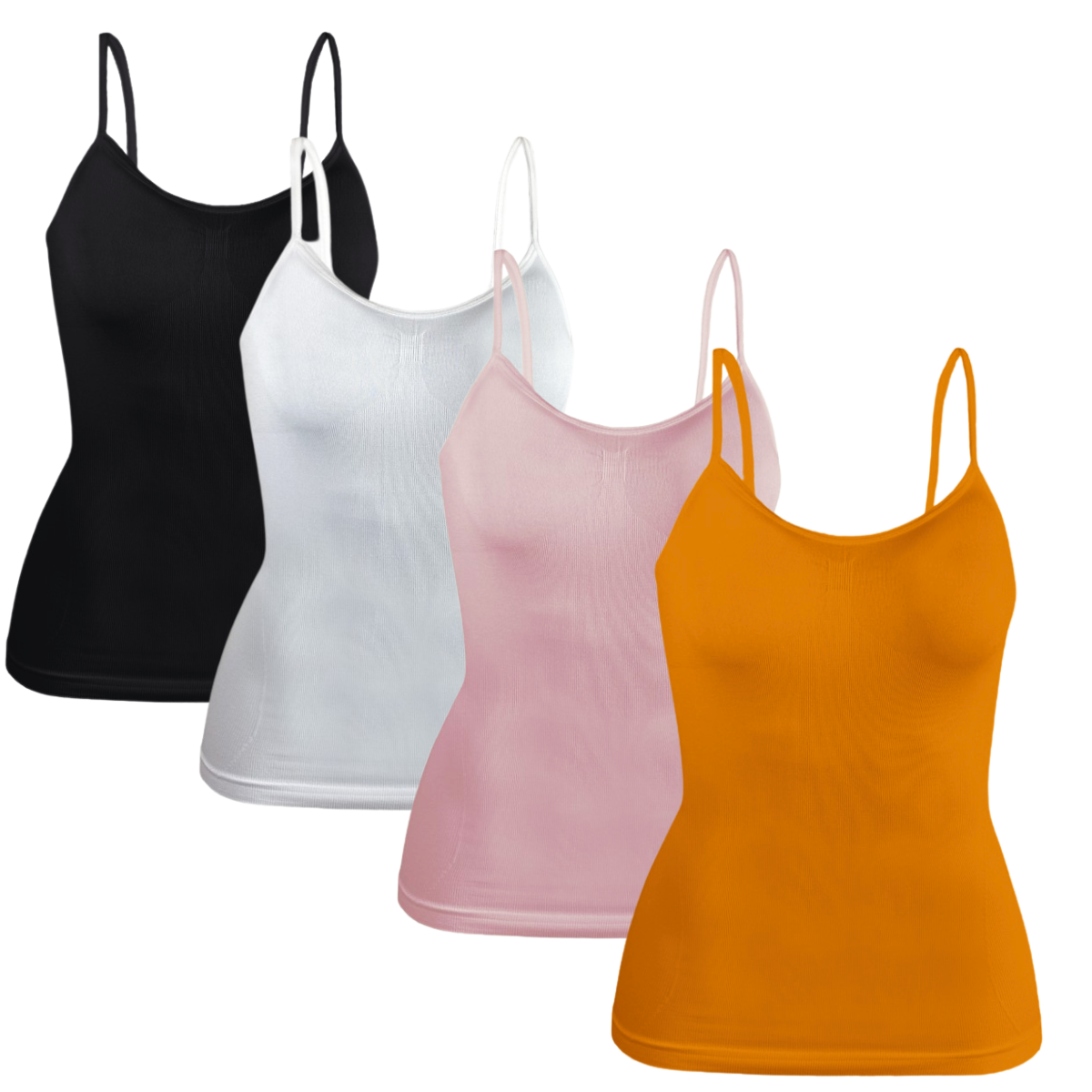 Set 4 Blusas Mujer Tirantes Casual Blusa Bl-1005-px4 Variedad De Colores Crop Top Dama