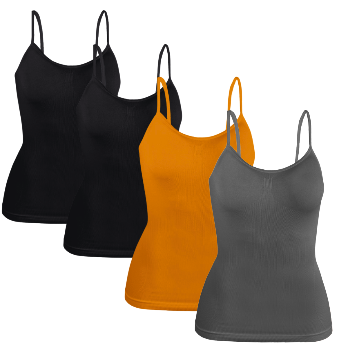 Set 4 Blusas Mujer Tirantes Casual Blusa Bl-1005-px4 Variedad De Colores Crop Top Dama